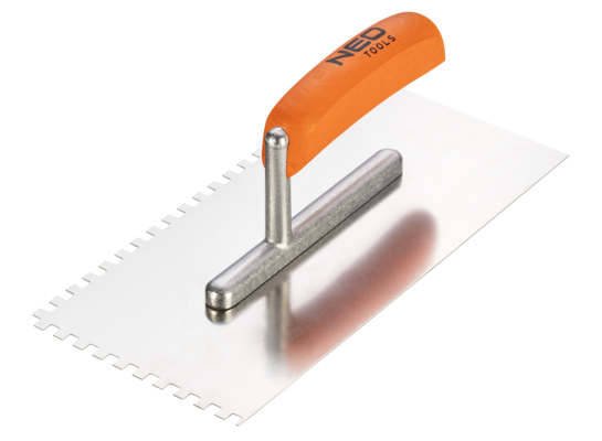 Paca z zębami 270 x 128 mm ząb 6 x 6 x 6 mm uchwyt drewniany NEO