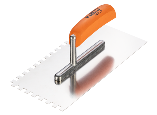 Paca z zębami 270 x 128 mm ząb 8 x 8 x 8 mm uchwyt drewniany NEO