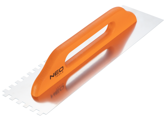 Paca z zębami 480 x 128 mm ząb 10 x 10 x 10 mm uchwyt drewniany NEO