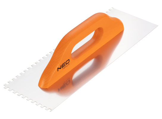 Paca z zębami 380 x 128 mm ząb 6 x 6 x 6 mm uchwyt drewniany NEO