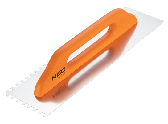 Paca z zębami 480 x 128 mm ząb 8 x 8 x 8 mm uchwyt drewniany NEO