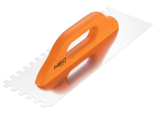 Paca z zębami 380 x 128 mm ząb 10 x 10 x 10 mm uchwyt drewniany NEO