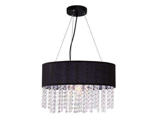 Lampa wisząca Madryt czarna E27