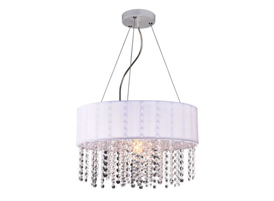 Lampa wisząca Madryt biała E27