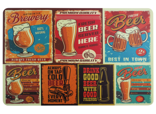 Podkładka BEER 43,5 x 28,2 cm
