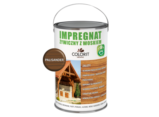 Impregnat żywiczny z woskiem Palisander 5 l Colorit Drewno