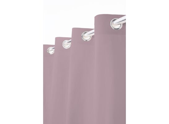Zasłona Greta 135 x 260 cm 8 kółek różowa