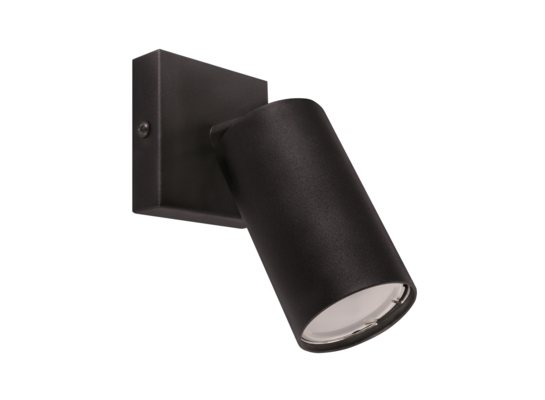 Oprawa ścienno-sufitowa MANAM GU10 1D BLACK STRÜHM