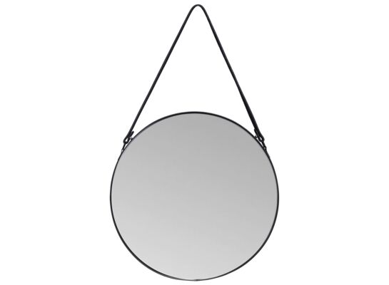 Lustro wiszące PERITO 60 cm czarne