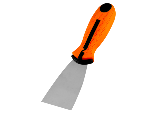 Szpachla malarska 50 mm stal nierdzewna dwukomponentowy uchwyt NEO