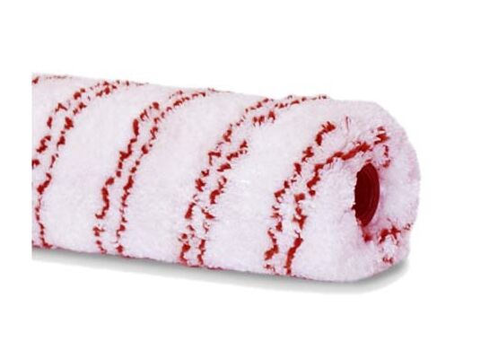 Wałek 25 cm mikrofibra podwójny czerwony pasek Color Expert