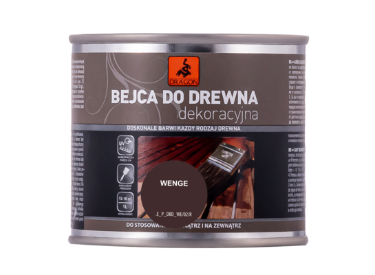 Bejca dekoracyjna do drewna wenge 175 ml Dragon