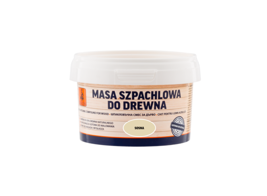 Masa szpachlowa do drewna 0,25 kg sosna Dragon