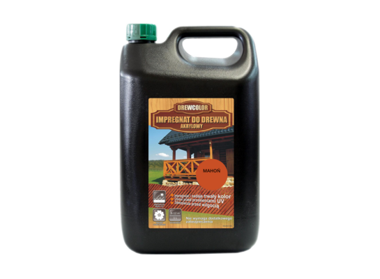 Impregnat akrylowy do drewna 5 l mahoń Drew Color