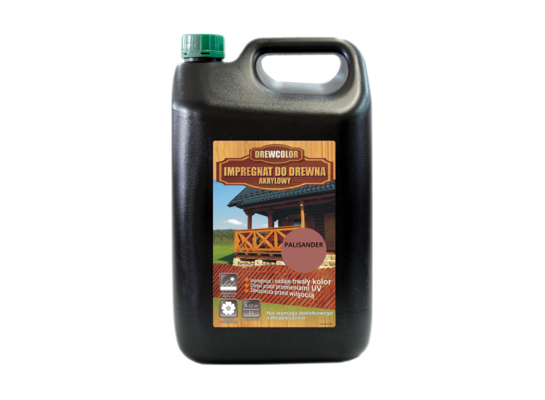 Impregnat akrylowy do drewna 5 l palisander Drew Color