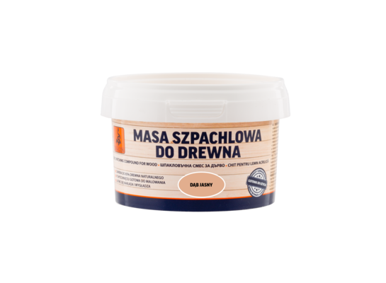 Masa szpachlowa do drewna 0,25 kg dąb jasny Dragon