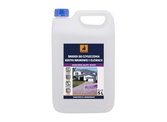 Środek do czyszczenia kostki brukowej i elewacji 5 l Dragon