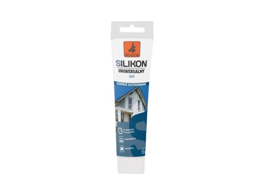 Silikon uniwersalny 100 ml biały Dragon