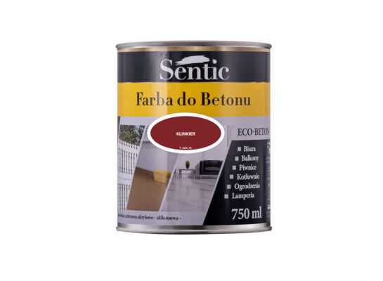 Farba do betonu 750 ml klinkier Sentic