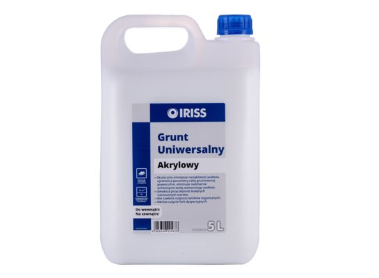 Grunt uniwersalny akrylowy 5 l /2 Iriss