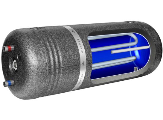 Wymiennik poziomy podwójna wężownica polistyren 140 l