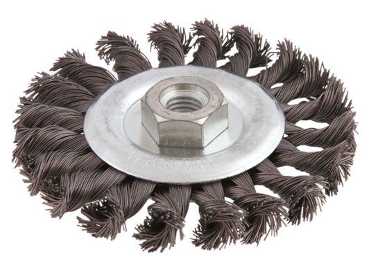 Szczotka druciana tarczowa 115 mm x M14 VERTO