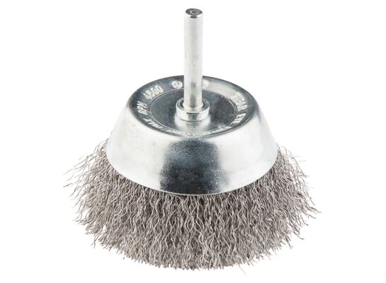 Szczotka druciana doczołowa z trzpieniem 50 mm, INOX GRAPHITE