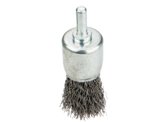 Szczotka druciana pędzelkowa z trzpieniem 24 mm VERTO