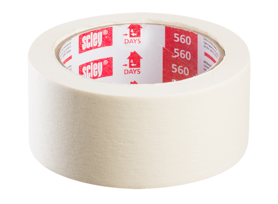 Taśma papierowa 25 mm x 33 m 4 dni *560 biała