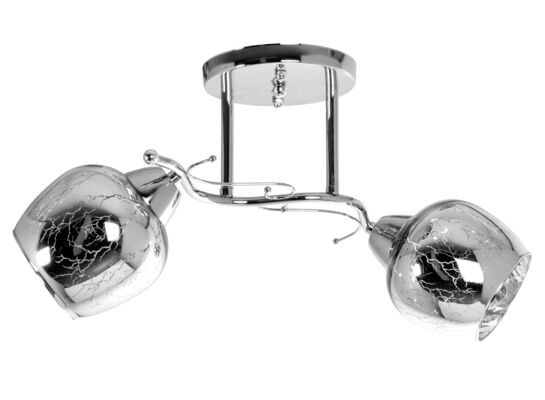 Lampa przysufitowa 2-płomienna W-9721/2 metalowa chrom