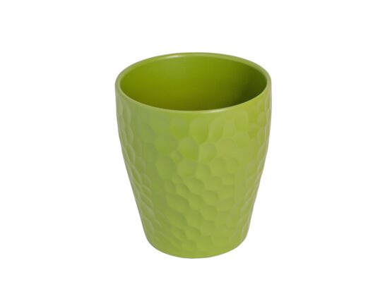 Osłonka ceramiczna devon zielona 13,4 x 13,1 cm