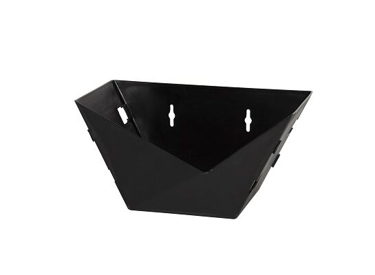 Doniczka modułowa na ścianę czarna 15 x 29 x 21 cm