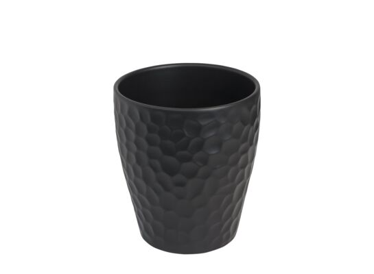 Osłonka ceramiczna devon czarna 13,4 x 13,1 cm