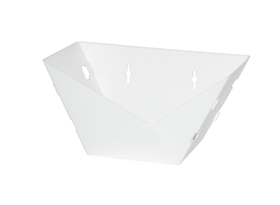 Doniczka modułowa na ścianę biała 15 x 29 x 21 cm