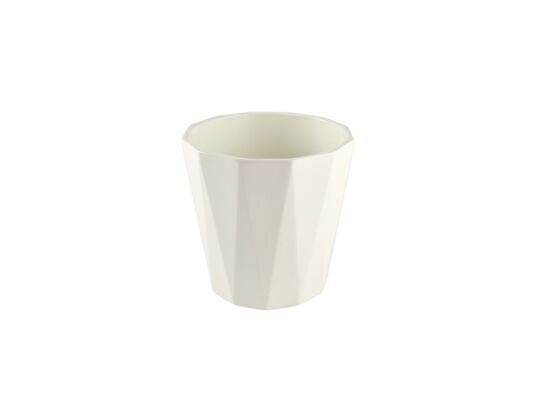 Osłonka ceramiczna flores wanilia 13,4 x 13,7 cm