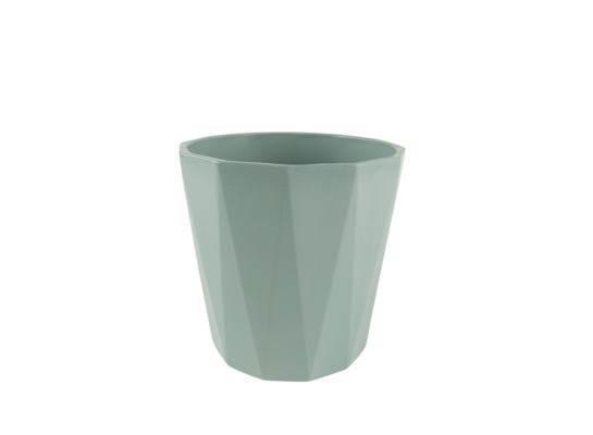 Osłonka ceramiczna flores mięta 13,4 x 13,7 cm