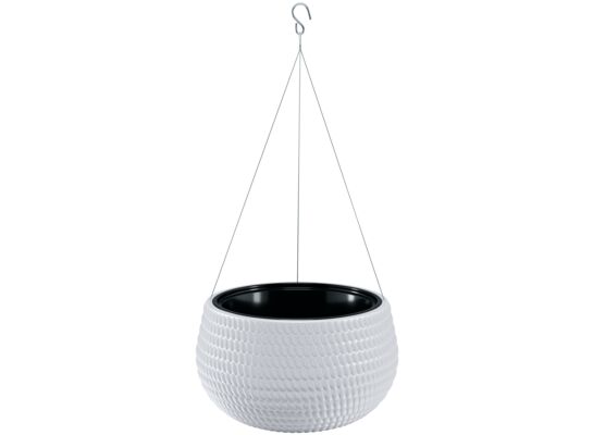 Doniczka wisząca kula Lina popielata