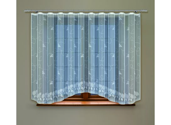 Firana z wszytą taśmą marszczącą 140 x 300 cm