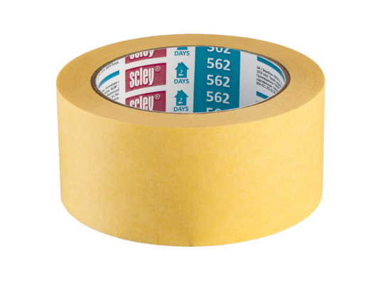Taśma maskująca 30 mm x 50 m *562 żółta kauczuk 7 dni
