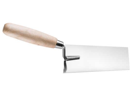 Kielnia szpachlowa 26 nierdzewna 12 x 8 cm rączka drewniana