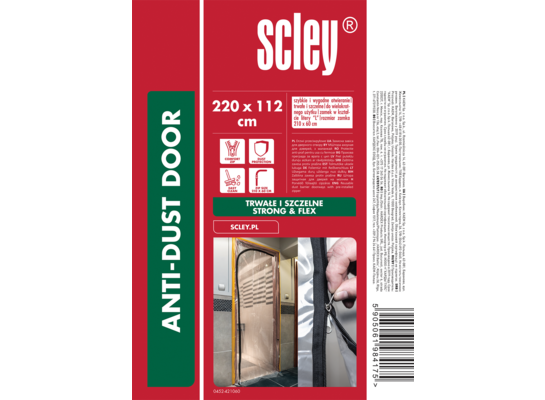 Kurtyna przeciwpyłowa 220 x 112 cm L