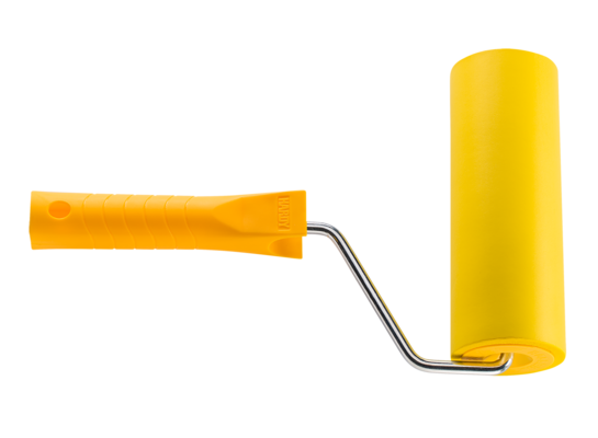 Rolka dociskowa 18 cm x 68 mm PU 8 mm żółta