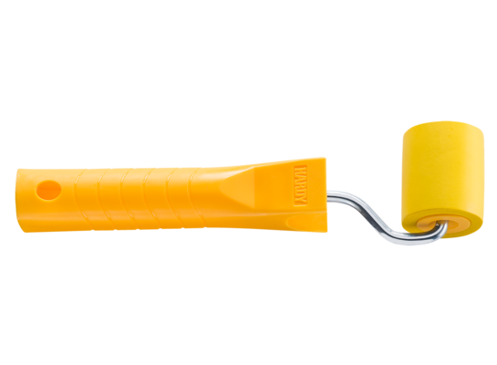 Rolka dociskowa 5 cm x 38 mm PU 6 mm żółta