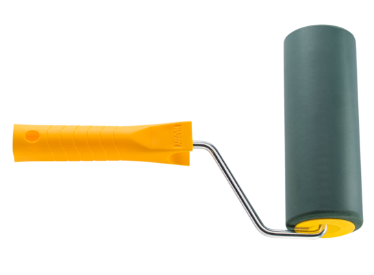 Rolka dociskowa 25 cm x 68 mm PU 8 mm szara