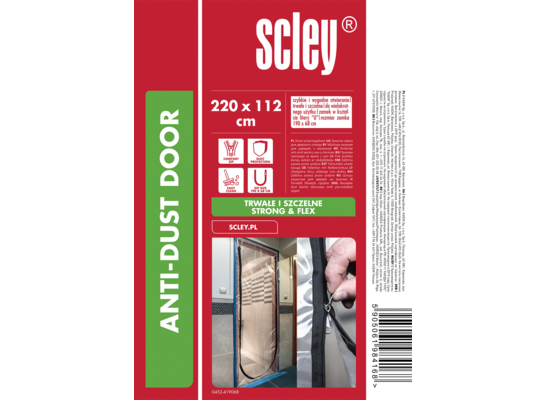 Kurtyna przeciwpyłowa 220 x 112 cm U