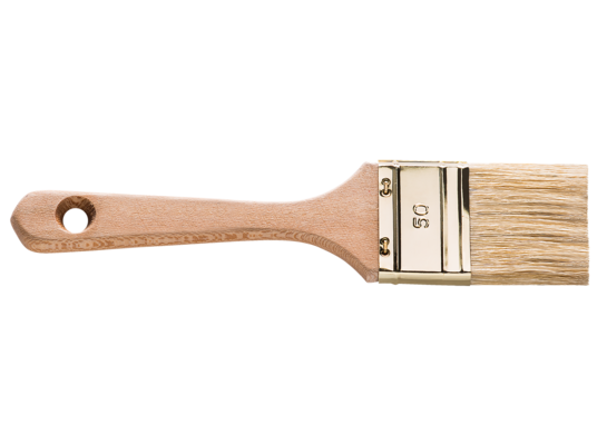 Pędzel płaski 30 x 13 mm *53 NaturMix jasny 90% tops