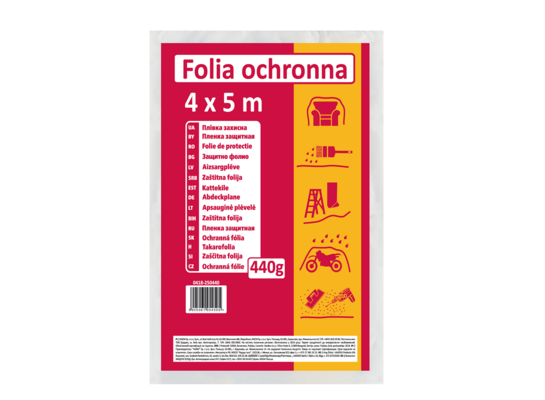 Folia 4 x 5 m LDPE reglanulat 0,05 mm