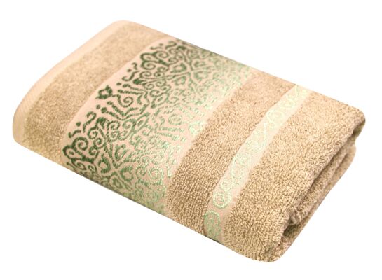 Ręcznik łazienkowy Arabesca 140 x 70 Cappuccino bawełna TEXPOL