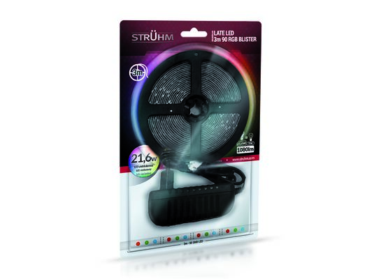 Taśma LATE LED 3 m 90 RGB BLISTER STRÜHM