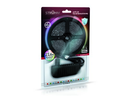 Taśma LATE LED 3 m 90 RGB IP65 BLISTER STRÜHM